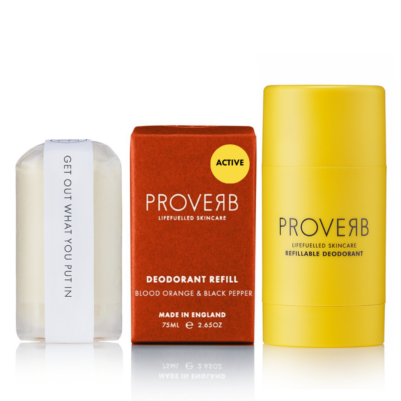 Single Refillable Deodorant STARTER SET – Proverb