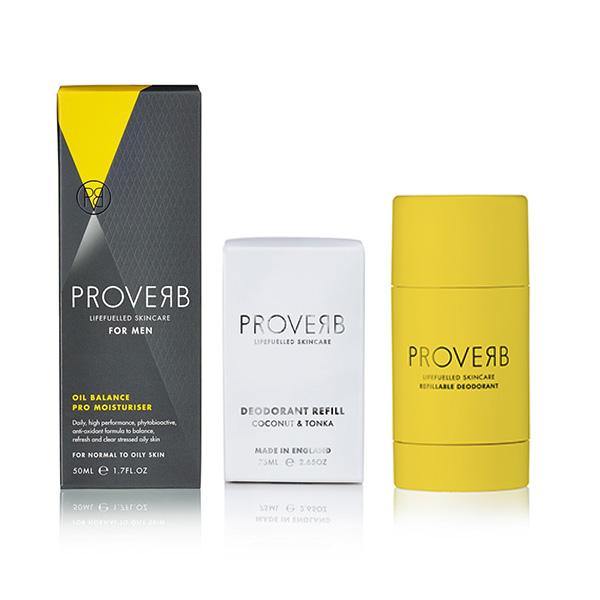Oil Balance Pro Moisturiser + FREE Refillable Natural Deodorant - Proverb
