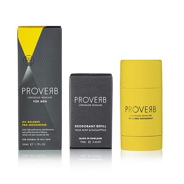 Oil Balance Pro Moisturiser + FREE Refillable Natural Deodorant - Proverb
